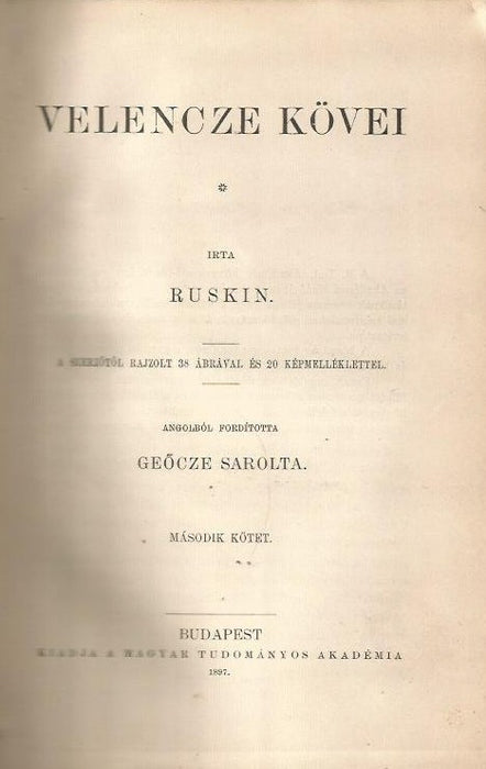 Velencze kövei II.