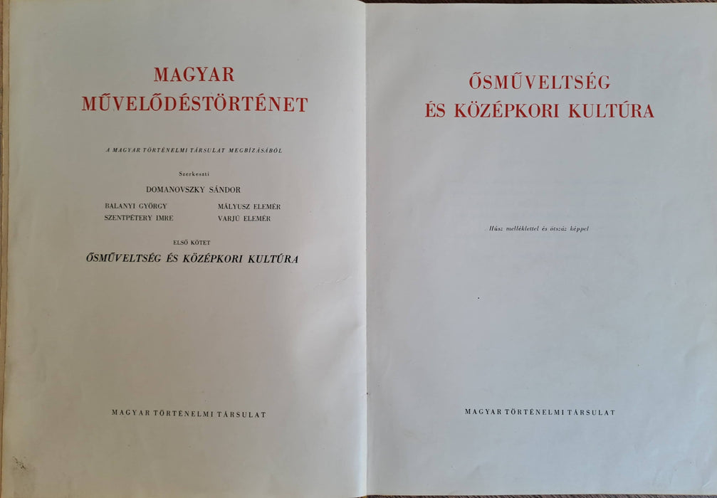 Magyar művelődéstörténet 1-5.