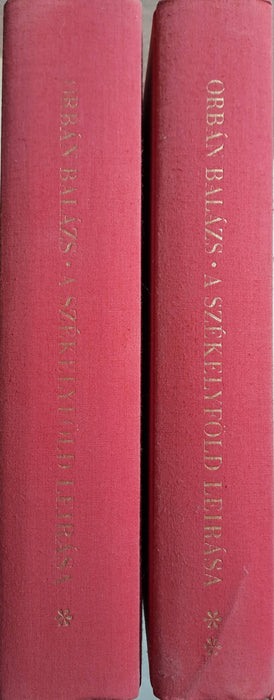 A Székelyföld leírása I-II.