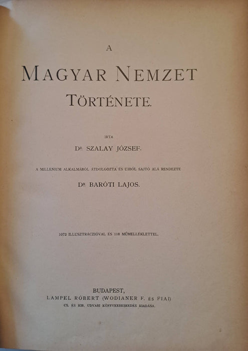 A magyar nemzet története IV.