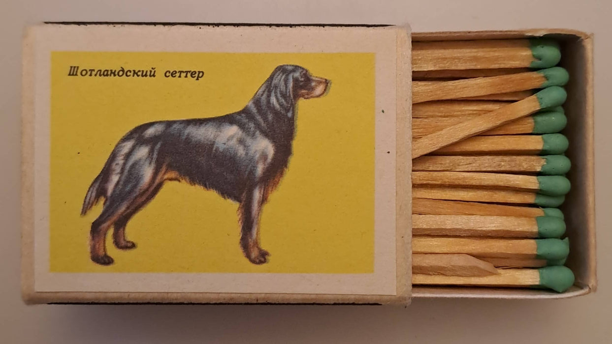 Служебные и охотничьи собаки - спички - Segítő és vadászkutyák - gyufák