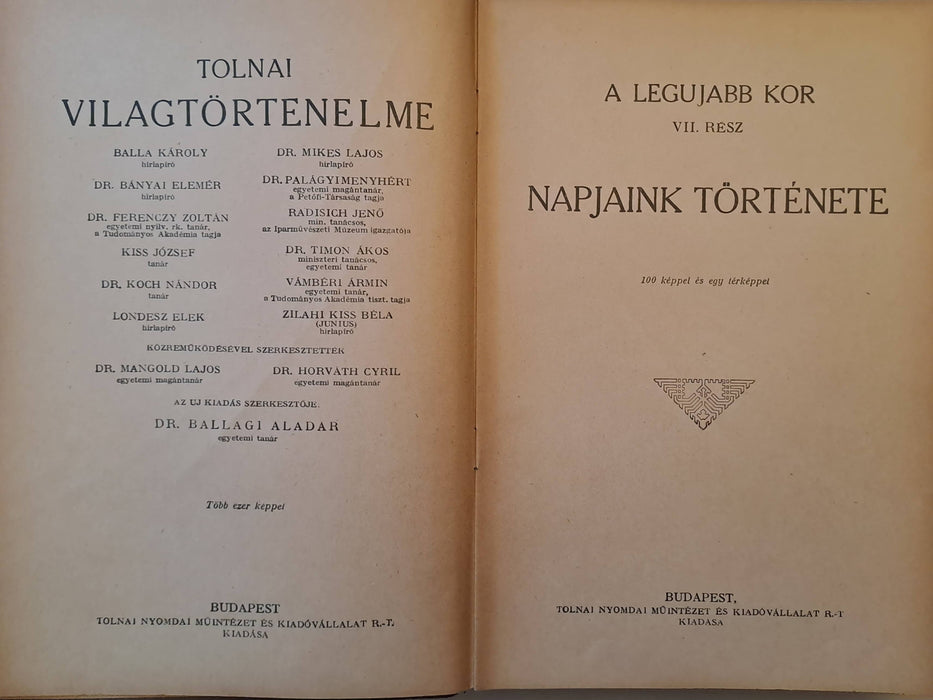 Tolnai világtörténelme 1-20.