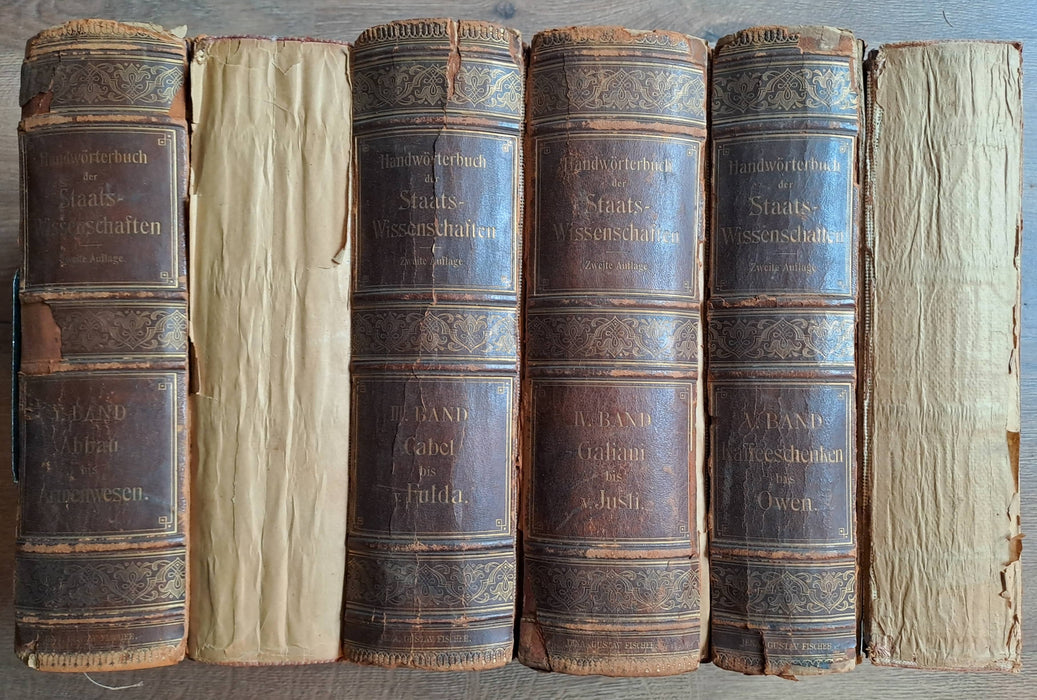 Handwörterbuch der Staatswissenschaften I-V., VII.