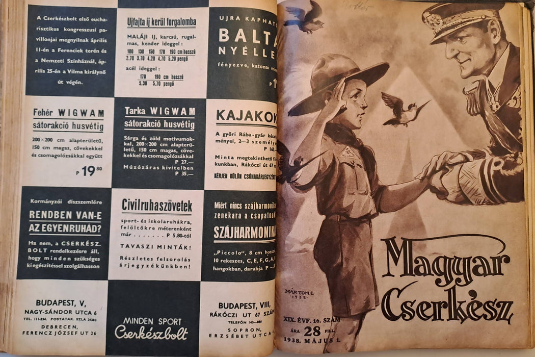 Magyar Cserkész XIX. évfolyam 1937-1938