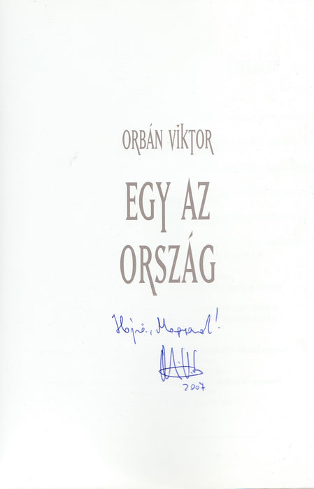 Egy az ország