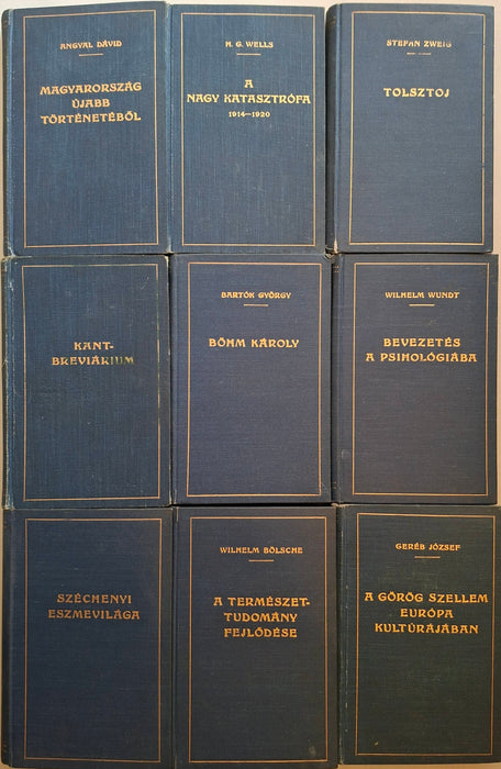 Kultúra és tudomány sorozat 33 kötete