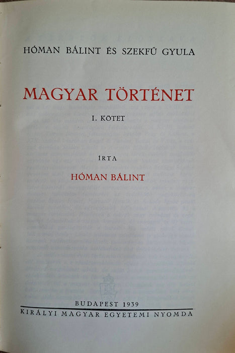 Magyar történet I-V.