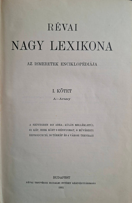 Révai nagy lexikona 1-21. - Az ismeretek enciklopédiája