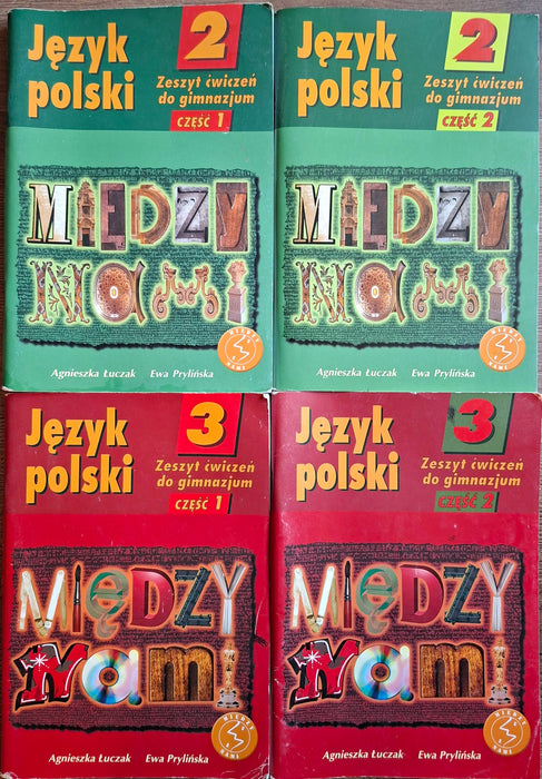 Lengyel iskolai tankönyvek és munkafüzetek - 20 kötet a Wesoła szkoła és Między nami (Język polski) sorozatokból