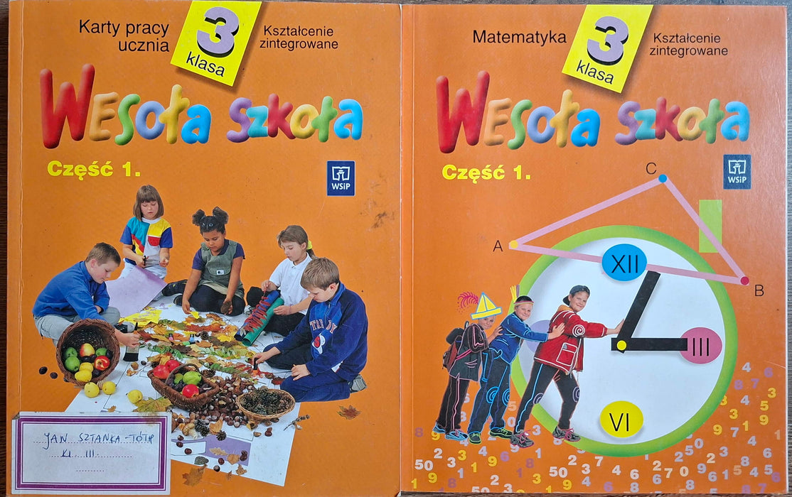 Lengyel iskolai tankönyvek és munkafüzetek - 20 kötet a Wesoła szkoła és Między nami (Język polski) sorozatokból