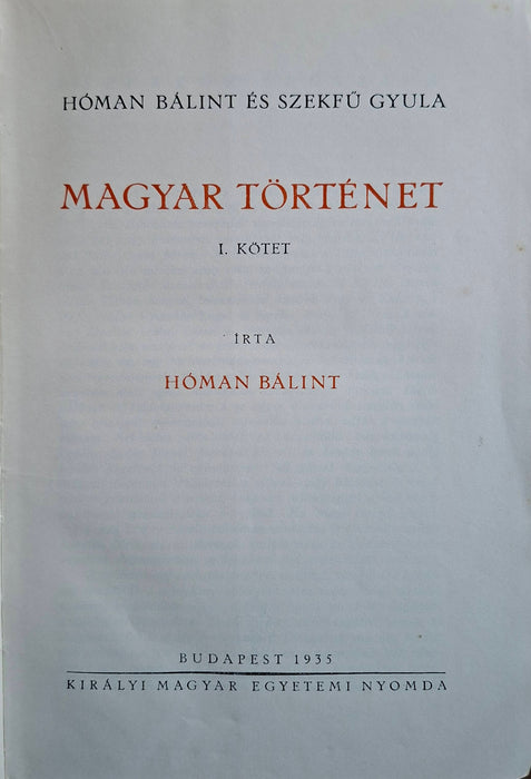 Magyar történet I-V.