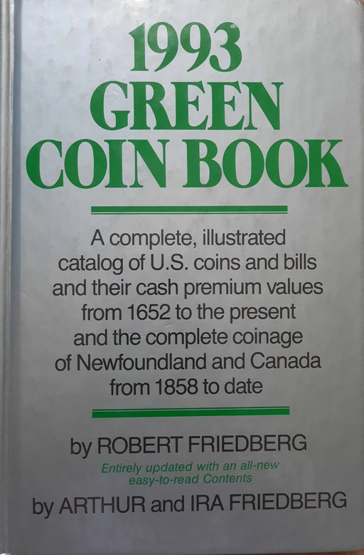 1993 Green Coin Book - Oskola Antikvárium