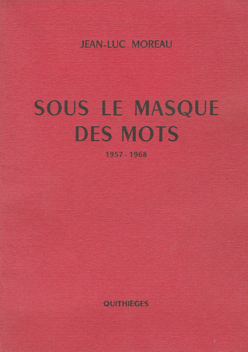 Sous le masque des mots