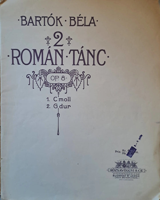 2 danses roumaines - 2 román tánc - Oskola Antikvárium