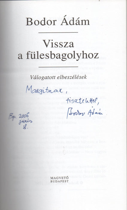 Vissza a fülesbagolyhoz