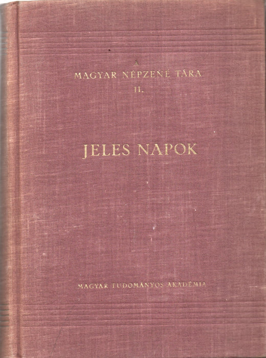 A magyar népzene tára II. - Jeles napok