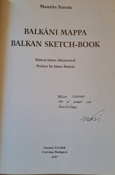 Balkáni mappa - Balkan Sketch-book