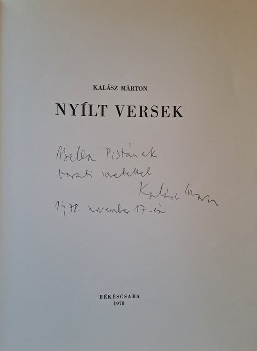 Nyílt versek