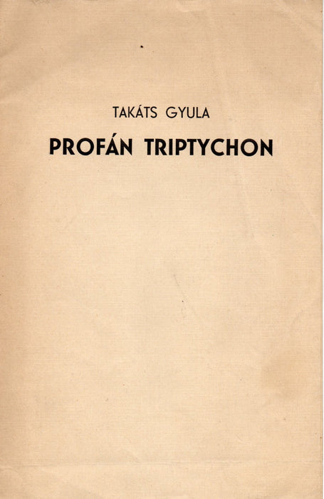 Profán triptychon