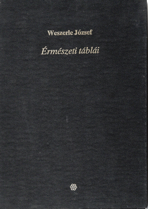 Weszerle József hátrahagyott érmészeti táblái