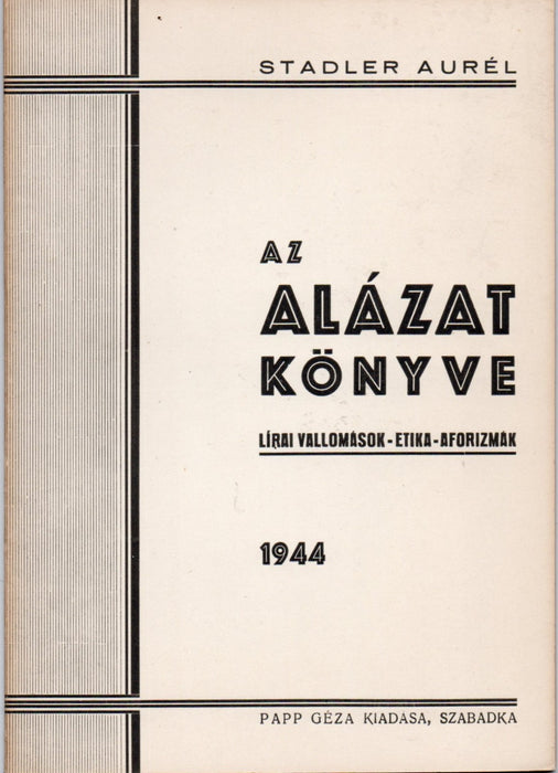 Az alázat könyve