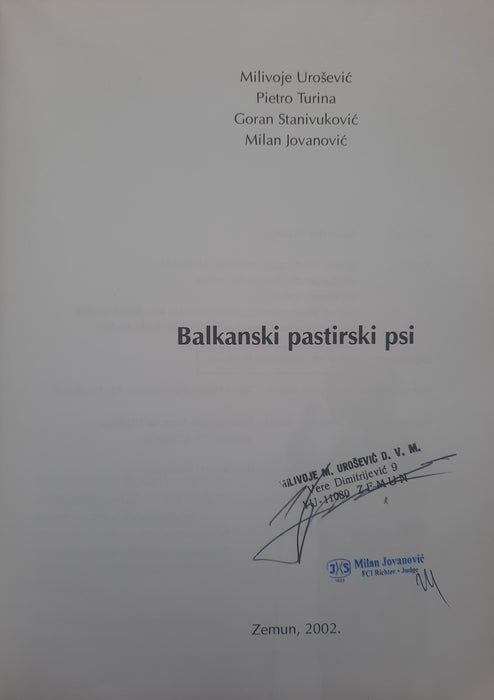 Balkanski pastirski psi