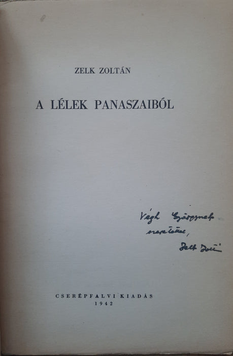 A lélek panaszaiból