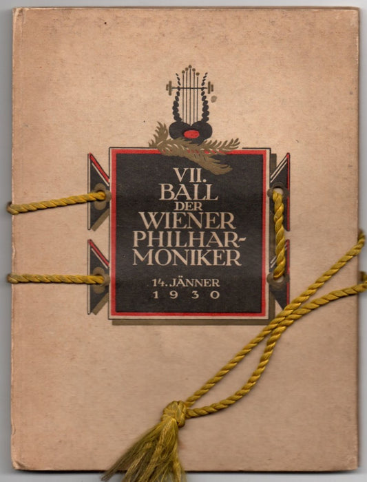 VII. Ball der Wiener Philharmoniker 14. Jänner 1930