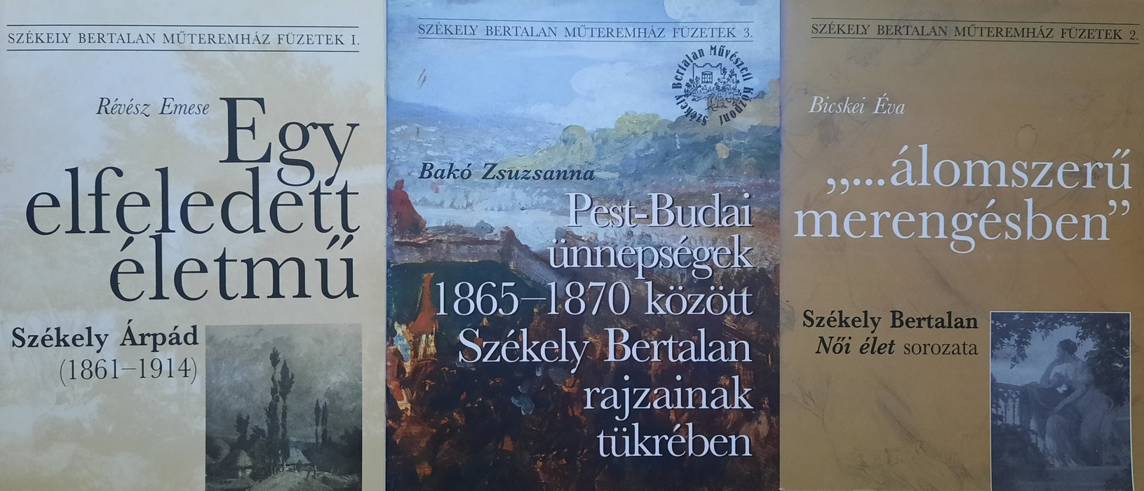 Székely Bertalan Műteremház Füzetek 1-3.