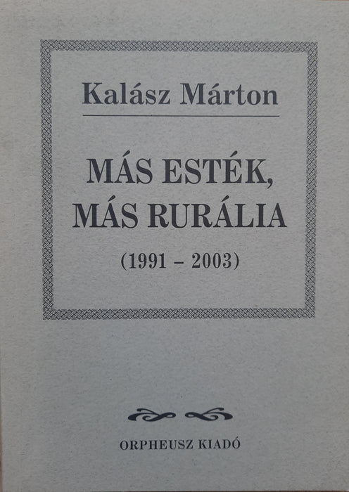 Más esték, más rurália