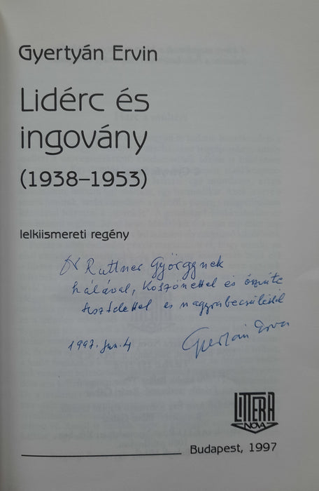 Lidérc és ingovány