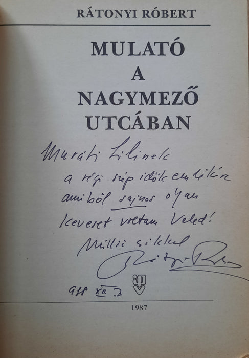 Mulató a Nagymező utcában