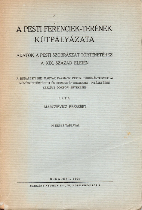 A pesti Ferenciek-terének kútpályázata