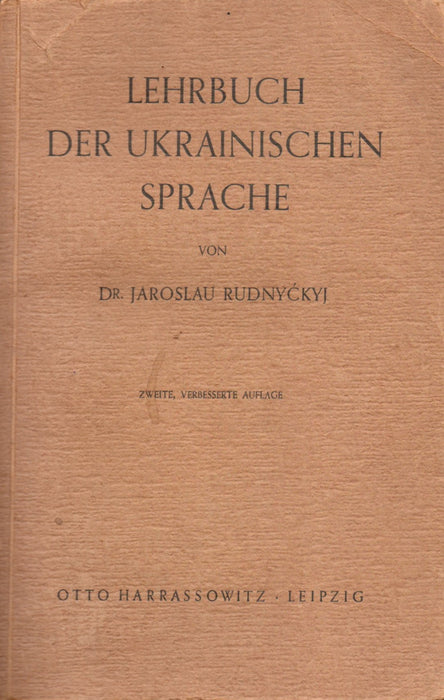 Lehrbuch der ukrainischen Sprache