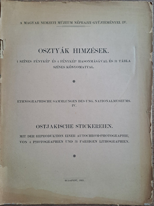 Osztyák hímzések