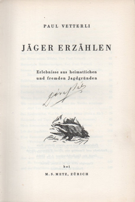 Jäger erzählen