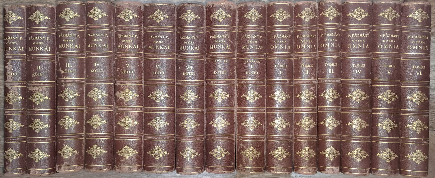 Pázmány Péter összes munkái I-VII. - Levelek I-II. - Petri Cardinalis Pázmány Opera Omnia I-VI.