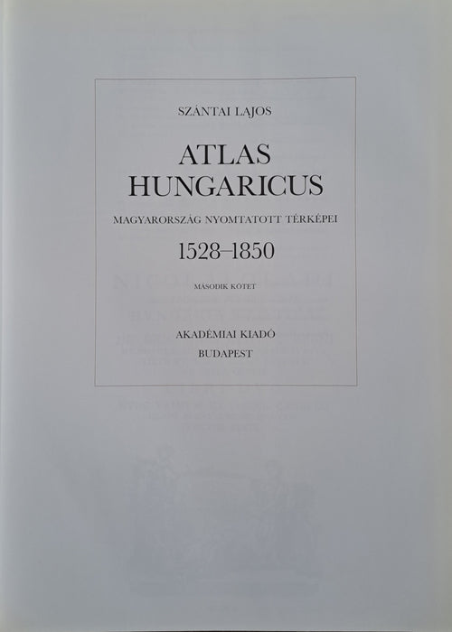 Atlas Hungaricus I-II.