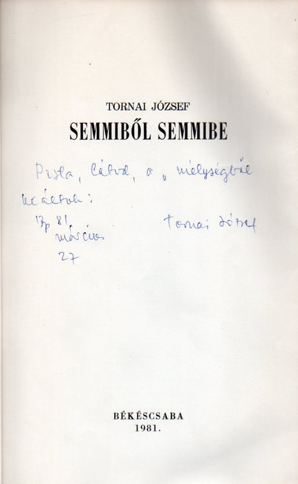 Semmiből semmibe