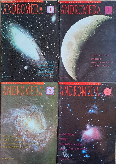 Andromeda csillagászati folyóirat I. évfolyam 1-9. szám