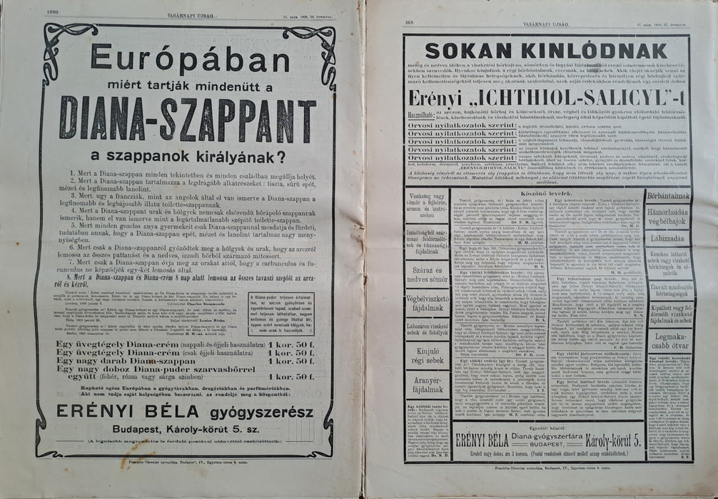 Vasárnapi Újság 1909/51. és 1910/17. számok