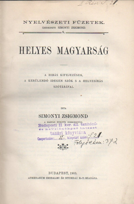 Helyes magyarság