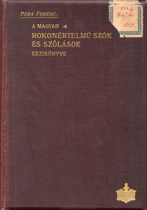 A magyar rokonértelmű szók és szólások kézikönyve