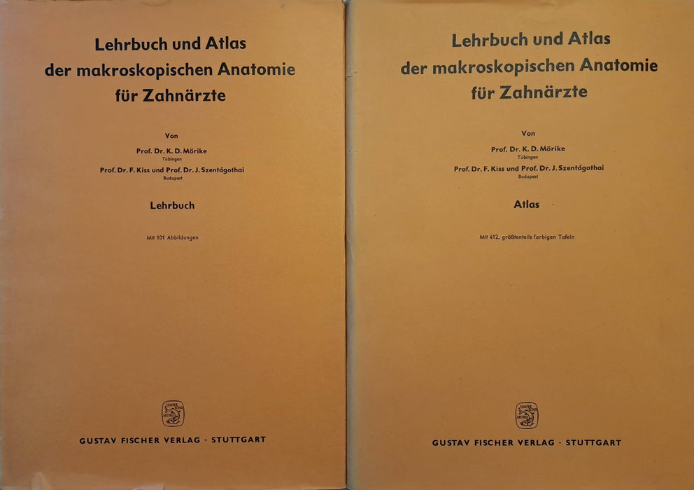 Lehrbuch und Atlas der makroskopischen Anatomie für Zahnärzte I-II.