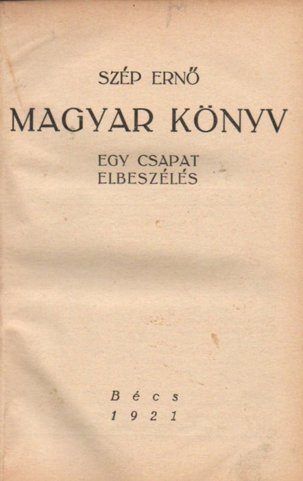 Magyar könyv