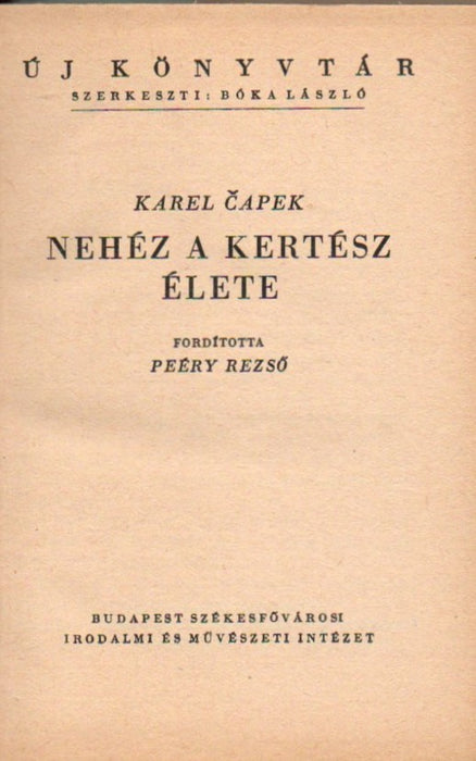 Nehéz a kertész élete