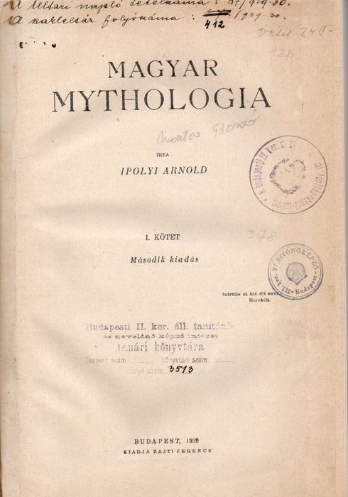 Magyar mythologia I-II.