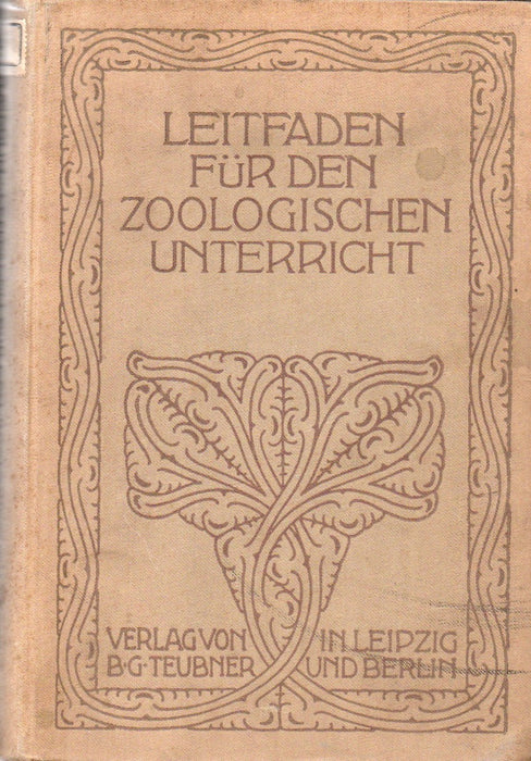 Leitfaden für den zoologischen Unterricht