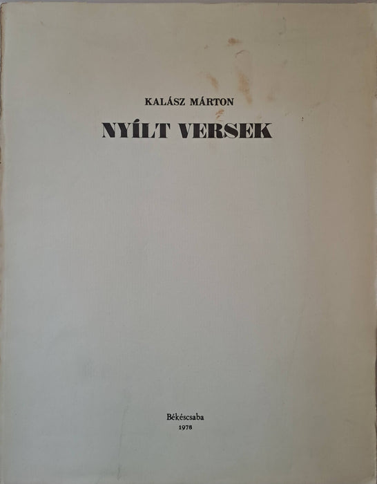 Nyílt versek