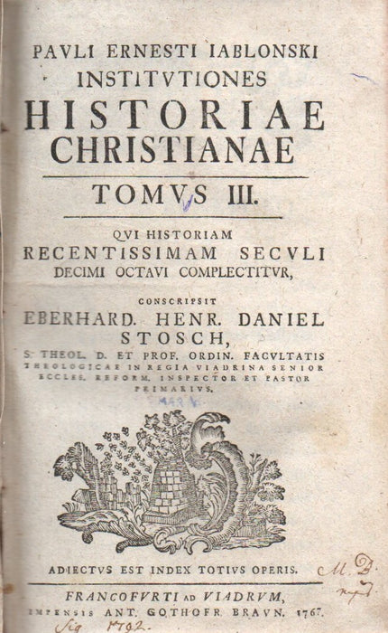 Institutiones historiae christianae antiquioris III.